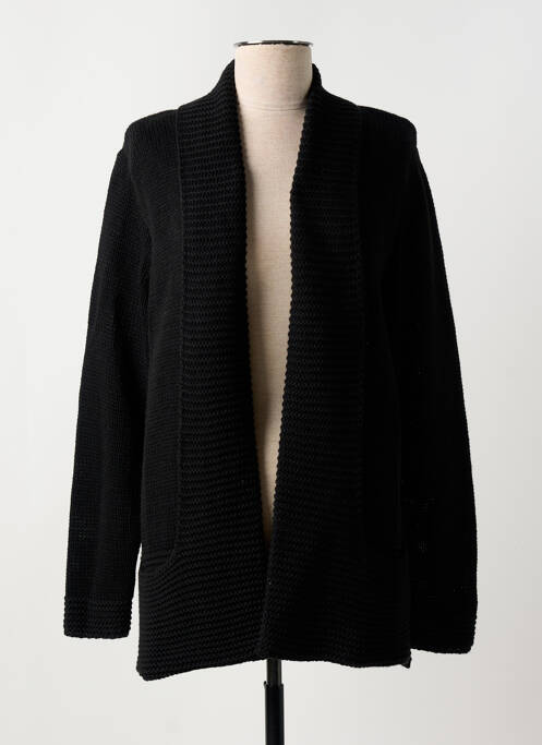 Vestă cu mâneci lungi negru COULEURS DU TEMPS femeie