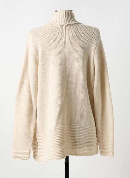 Vestă cu mâneci lungi bej COULEURS DU TEMPS femeie