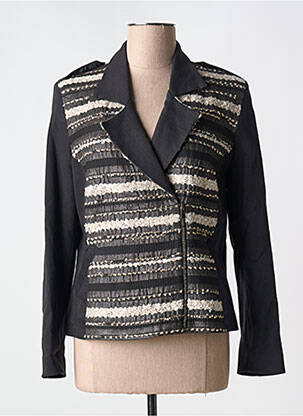 Jachete casual finisaj interior dublat negru MERI & ESCA femeie
