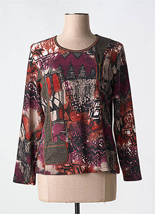 Pulover roșu GUY DUBOUIS femeie