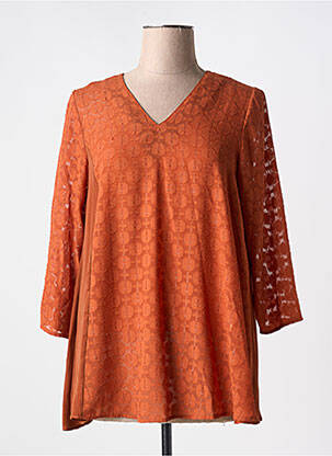 Tunică mâneci lungi portocaliu MERI & ESCA femeie