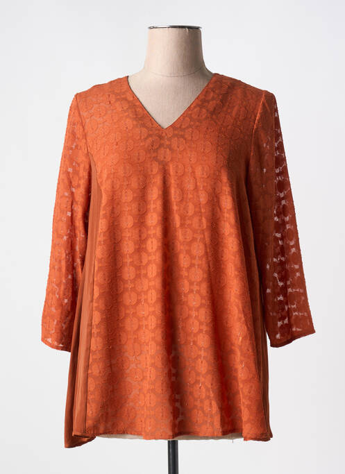 Tunică mâneci lungi portocaliu MERI & ESCA femeie