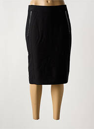 Fustă midi talie cu cleme negru GUY DUBOUIS femme