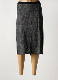 Fustă midi croială dreaptă negru FRANCE RIVOIRE femme