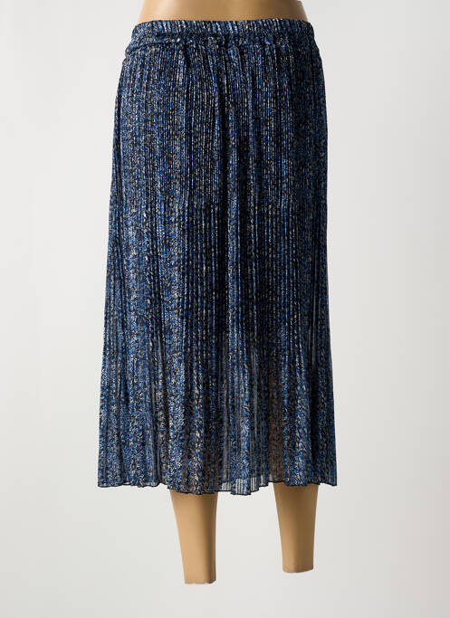 Fustă midi albastru COULEURS DU TEMPS femeie