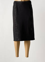 Fustă midi croială dreaptă negru FRANCE RIVOIRE femme