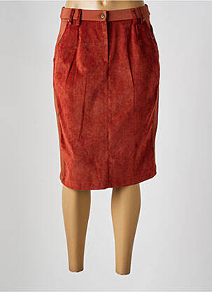 Fustă midi portocaliu MERI & ESCA femeie