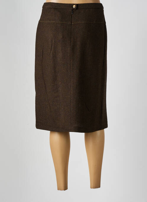 Fustă midi maro GUY DUBOUIS femeie