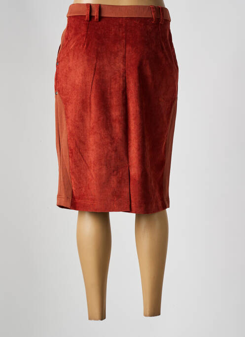 Fustă midi portocaliu MERI & ESCA femeie