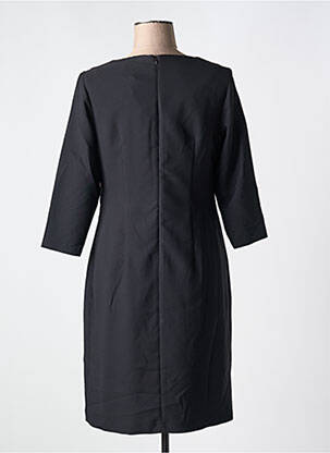 Rochie midi mâneci 3/4 mâneci 3/4 negru FRANCE RIVOIRE femeie