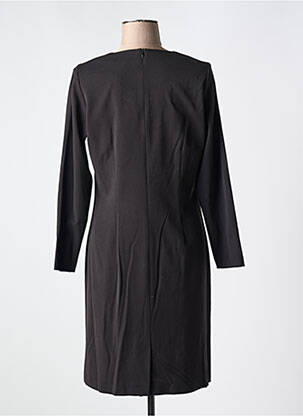 Rochie midi mâneci lungi mâneci lungi negru GUY DUBOUIS femeie