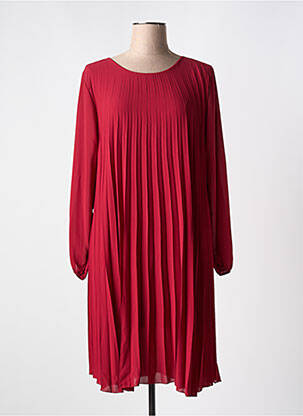 Rochie midi roșu COULEURS DU TEMPS femeie