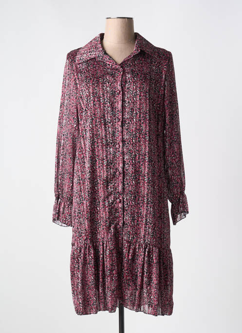 Rochie midi roșu COULEURS DU TEMPS femeie