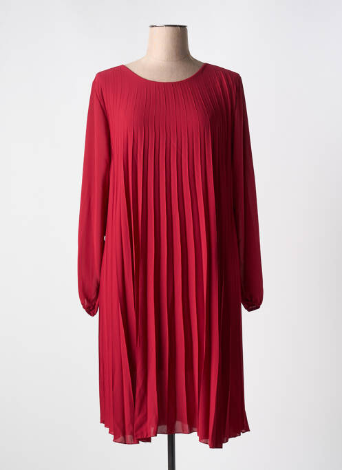 Rochie midi roșu COULEURS DU TEMPS femeie