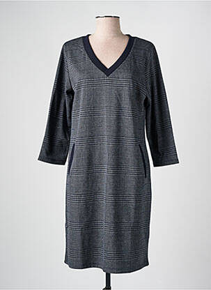 Rochie midi mâneci lungi mâneci lungi albastru ÉTYMOLOGIE femeie