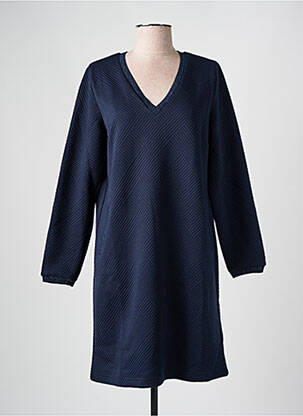 Rochie midi mâneci lungi mâneci lungi albastru ÉTYMOLOGIE femeie
