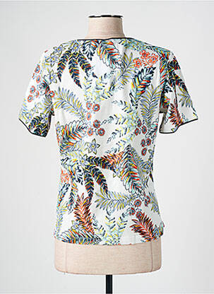 Tricou imprimeu fantezie mâneci scurte alb GRIFFON femeie