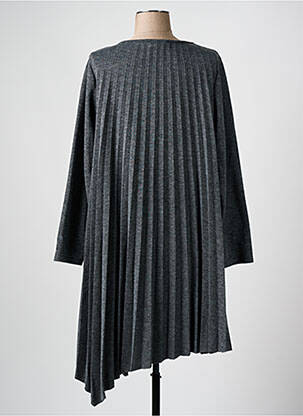 Rochie midi mâneci lungi mâneci lungi gri FRANCK ANNA femeie