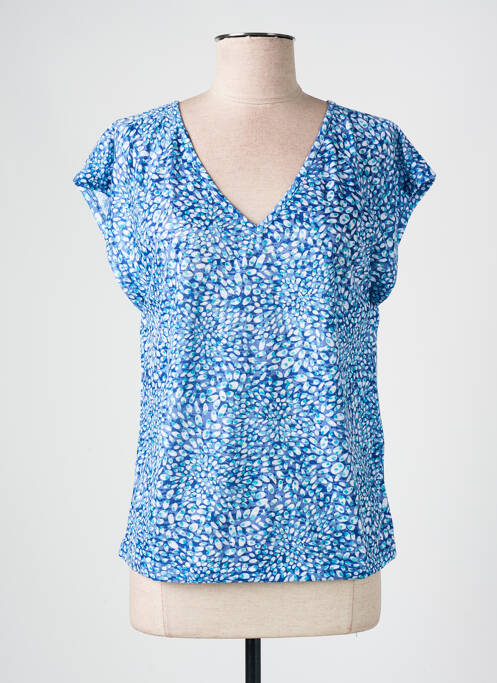 Tricou albastru ÉTYMOLOGIE femeie