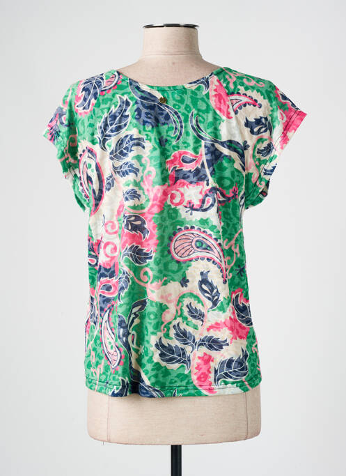 Tricou verde ÉTYMOLOGIE femeie