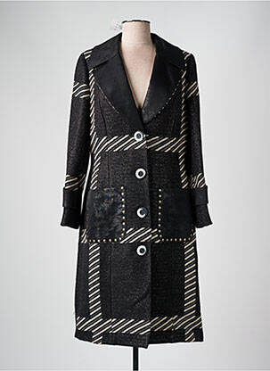 Palton lung negru MERI & ESCA femeie