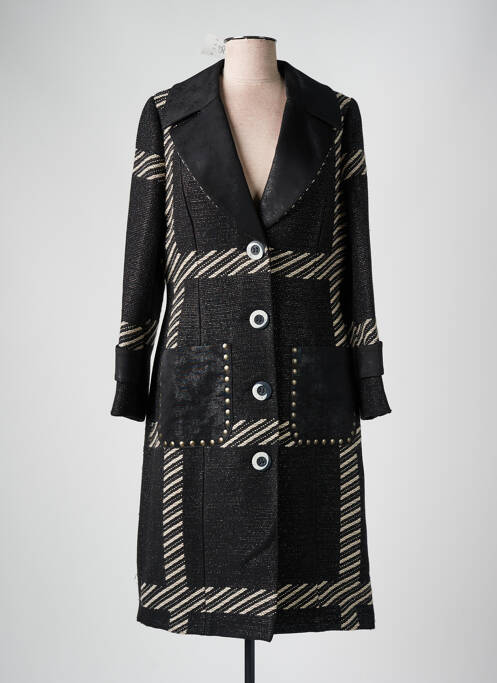 Palton lung negru MERI & ESCA femeie