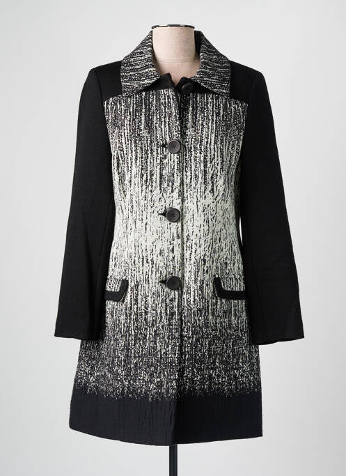 Palton lung negru FRANCE RIVOIRE femeie