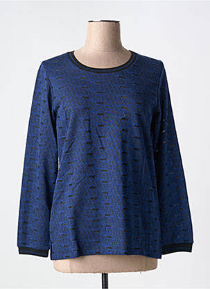 Tricou mâneci lungi mâneci lungi albastru GUY DUBOUIS femeie