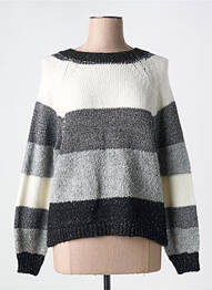 Pulover guler rotund mâneci lungi negru MERI & ESCA femme
