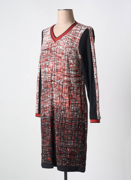 Rochie midi roșu GUY DUBOUIS femeie