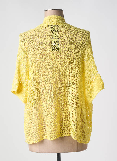 Vestă cu mâneci scurte galben MARBLE femeie