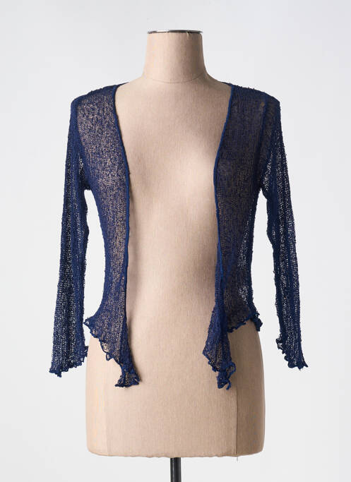 Vestă cu mâneci lungi albastru MARBLE femeie