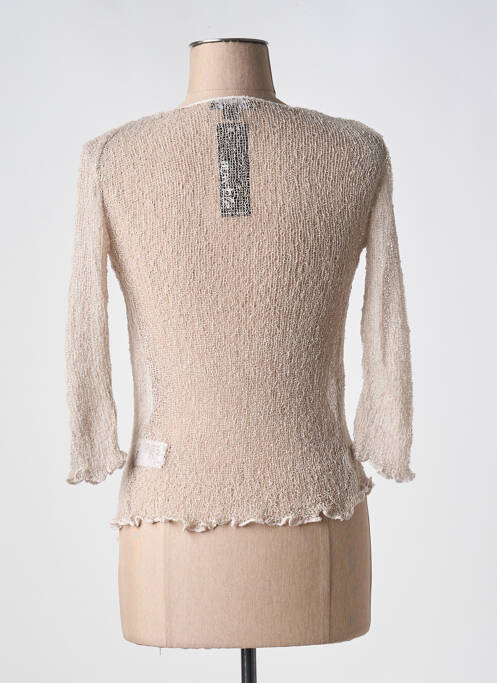 Vestă cu mâneci lungi bej MARBLE femeie