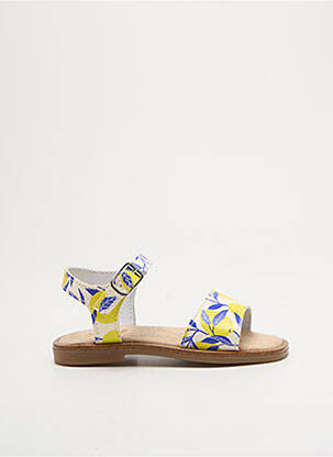 Sandale/Pantofi decupați alb BOPY fată