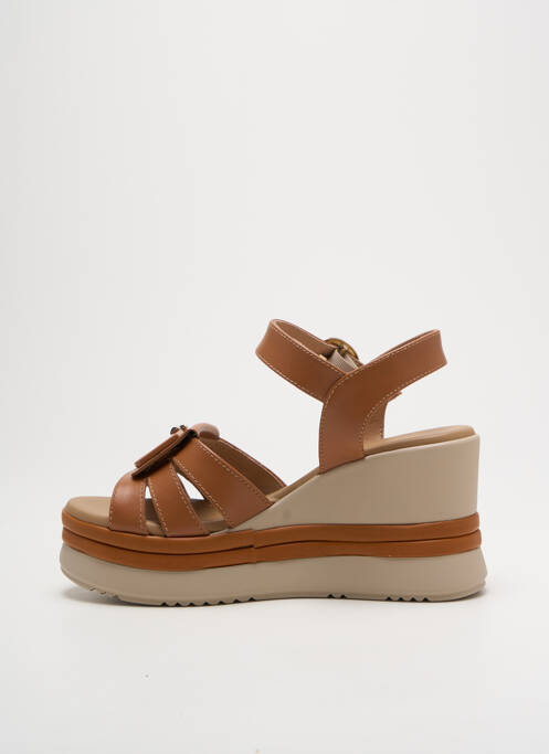 Sandale/Pantofi decupați maro NERO GIARDINI femeie