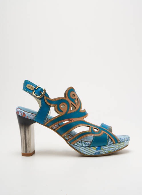 Sandale/Pantofi decupați albastru LAURA VITA femeie