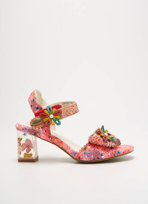 Sandale/Pantofi decupați roz LAURA VITA femeie