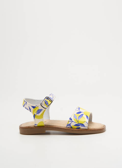 Sandale/Pantofi decupați alb BOPY fată