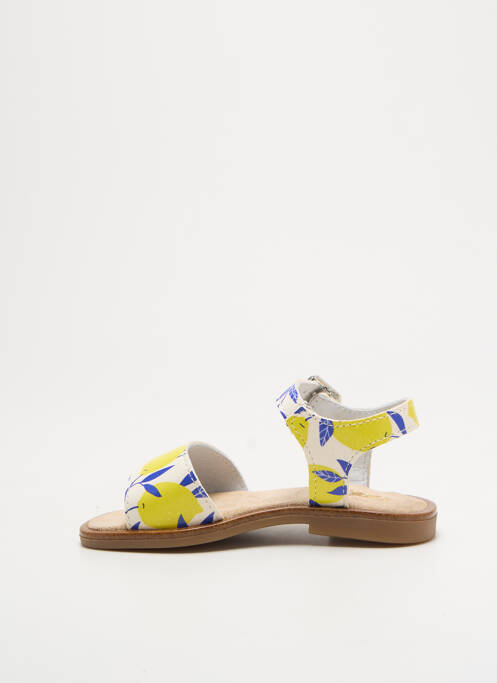 Sandale/Pantofi decupați alb BOPY fată