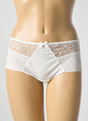 Shorty broderie alb CHANTELLE femeie