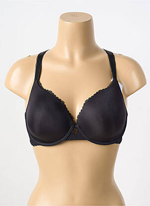 Sutien efect material satinat top sutien modelat negru SIMONE PERELE femeie