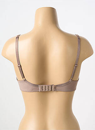 Sutien efect material satinat top sutien modelat maro CHANTELLE femeie