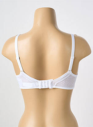 Sutien efect material satinat top sutien modelat alb CHANTELLE femeie