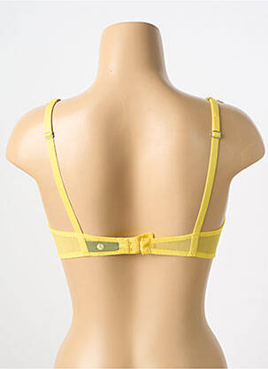 Sutien broderie top sutien modelat galben IMPLICITE femeie