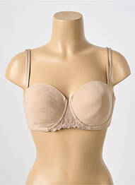 Sutien efect material satinat sutien balconet cu decolteu înalt piele SIMONE PERELE femme