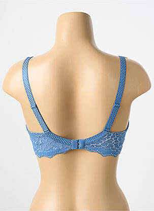 Sutien efect material satinat top sutien modelat albastru SIMONE PERELE femeie
