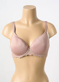 Sutien efect material satinat top sutien modelat maro SIMONE PERELE femme