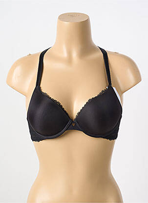 Sutien efect material satinat top sutien modelat negru SIMONE PERELE femeie