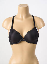 Sutien efect material satinat top sutien modelat negru SIMONE PERELE femme