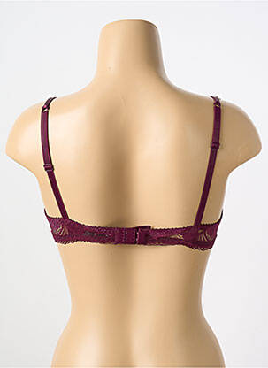 Sutien efect material satinat top sutien modelat violet IMPLICITE femeie